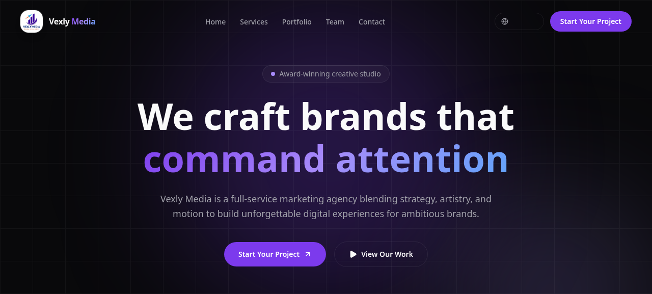 Creative Agency Landing